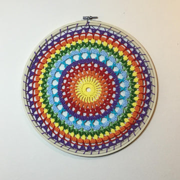 Rainbow Carousel Mandala