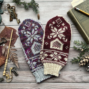 Fair Isle Windmill Mittens