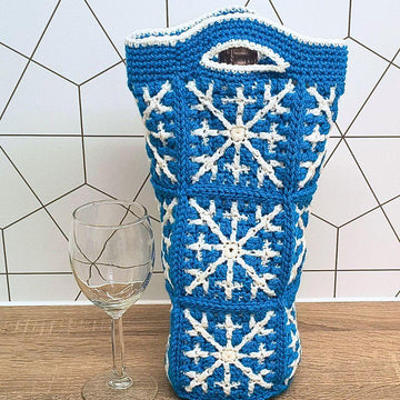 Snowfall Wine Cozy
