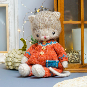 Knitting Toy Clothes Pattern - Onesie for 10''/25cm toys