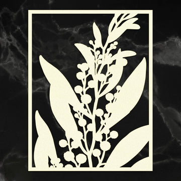 Artdeco Creations Sunburnt Country Laser Cut Coasterboard Silhouette - Acacia 4.25"X5.5"