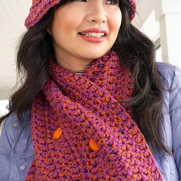 Gromit Bucket Hat and Cowl in Berroco Bestie - Downloadable PDF