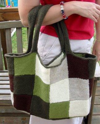 Patchwork tote