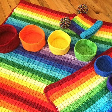 Primary Rainbow Baby Set