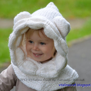 Snowy Bear Hood