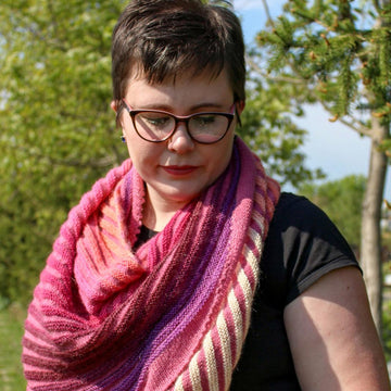 Dreaming of a Sunset Shawl