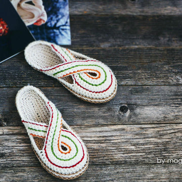 Women Twisted Slippers with Rope Soles