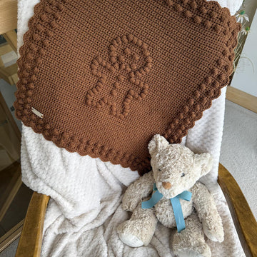 Gingerbread Man Baby Blanket