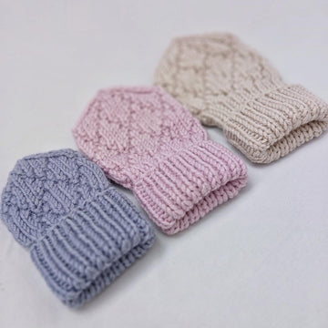 Harlequin Baby Mittens