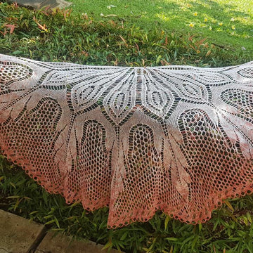 Ice Flakes shawl