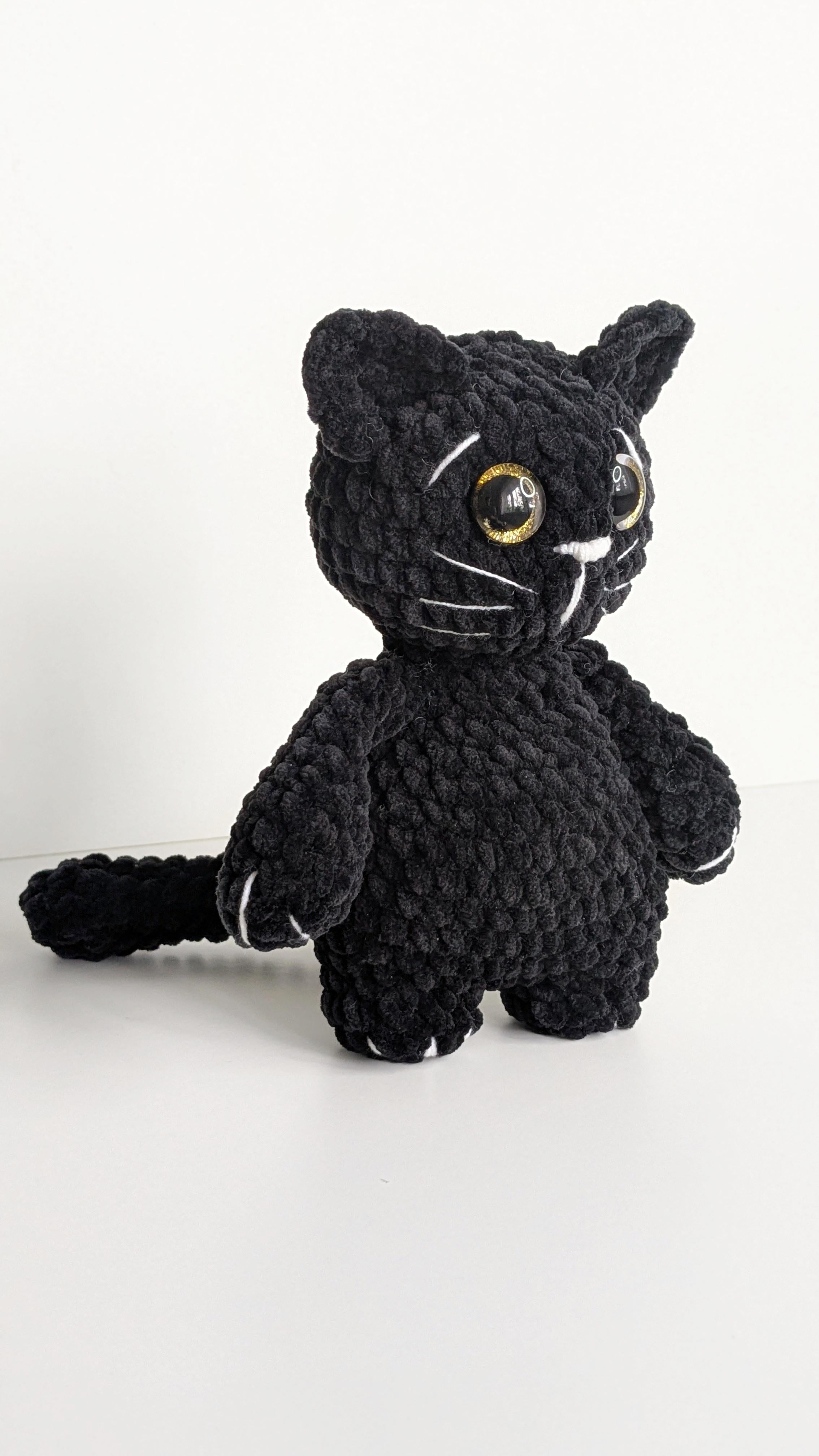 Easy Crochet Cat, Amigurumi Pattern Ziggy the Cat