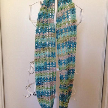 Winter Blossom Infinity Scarf