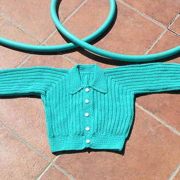 Crochet Bomber Jacket