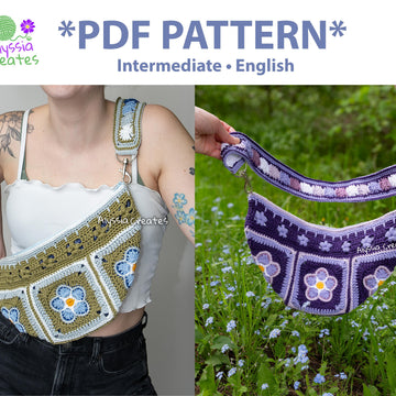Forget Me Not Flower Bum Bag