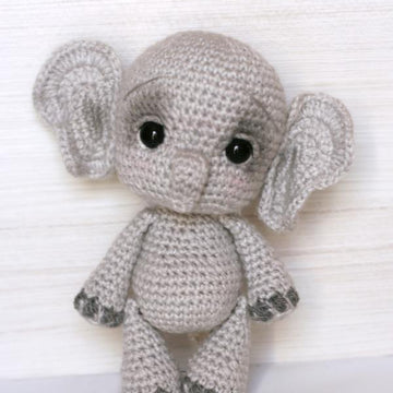 Elil the Chibi Elephant Amigurumi