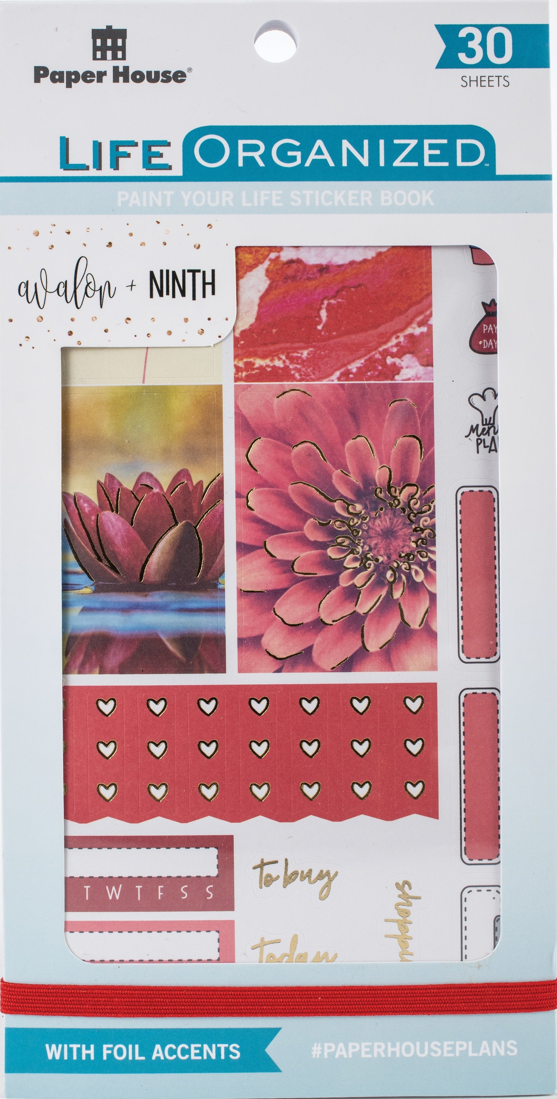 Paper House Sticker Book 30/Sheets - Paint Your Life
