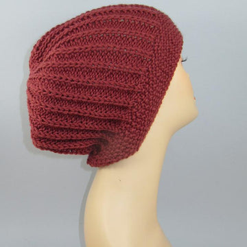 Moss Stitch Cuff Fishermans Slouch Hat