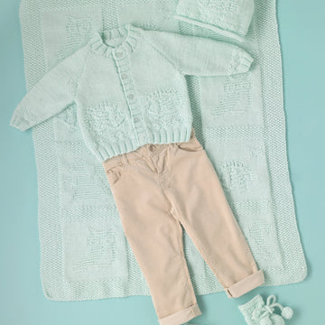 Woodland Friends - Free Layette Booties Knitting Pattern For Babies in Paintbox Yarns Baby DK