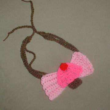 Cupcake Bow Headband