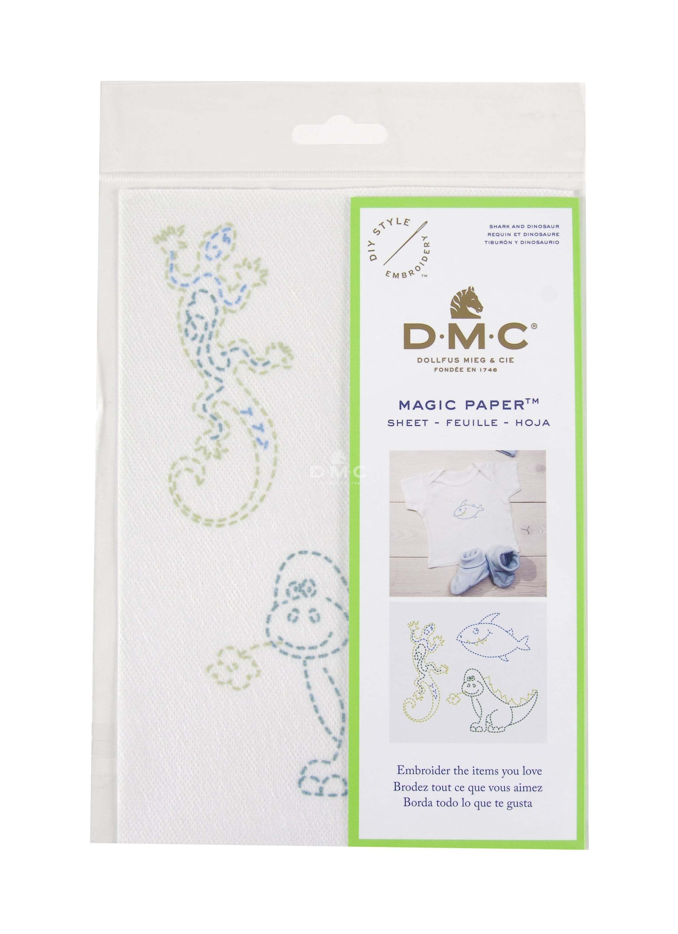 DMC Dino Magic Sheet A5 - 210 x 148mm