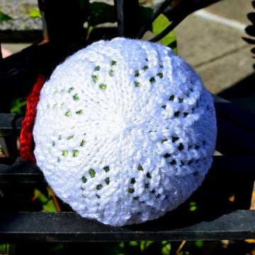Zigzag Lace Baby Hat