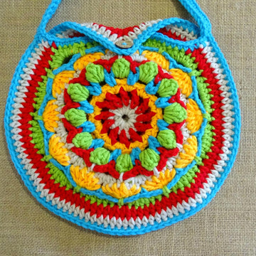 Crochet Mandala Shoulder Bag
