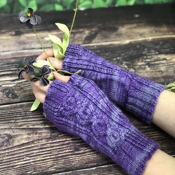 Orchid Bloom Mitts