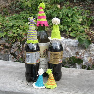 Party Hats for Your Party Drinks, Bottle Toppers