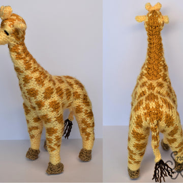 Giraffe Noah's Ark Zoo Knitting Pattern Snoo's Knits