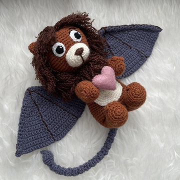 Manticore amigurumi doll