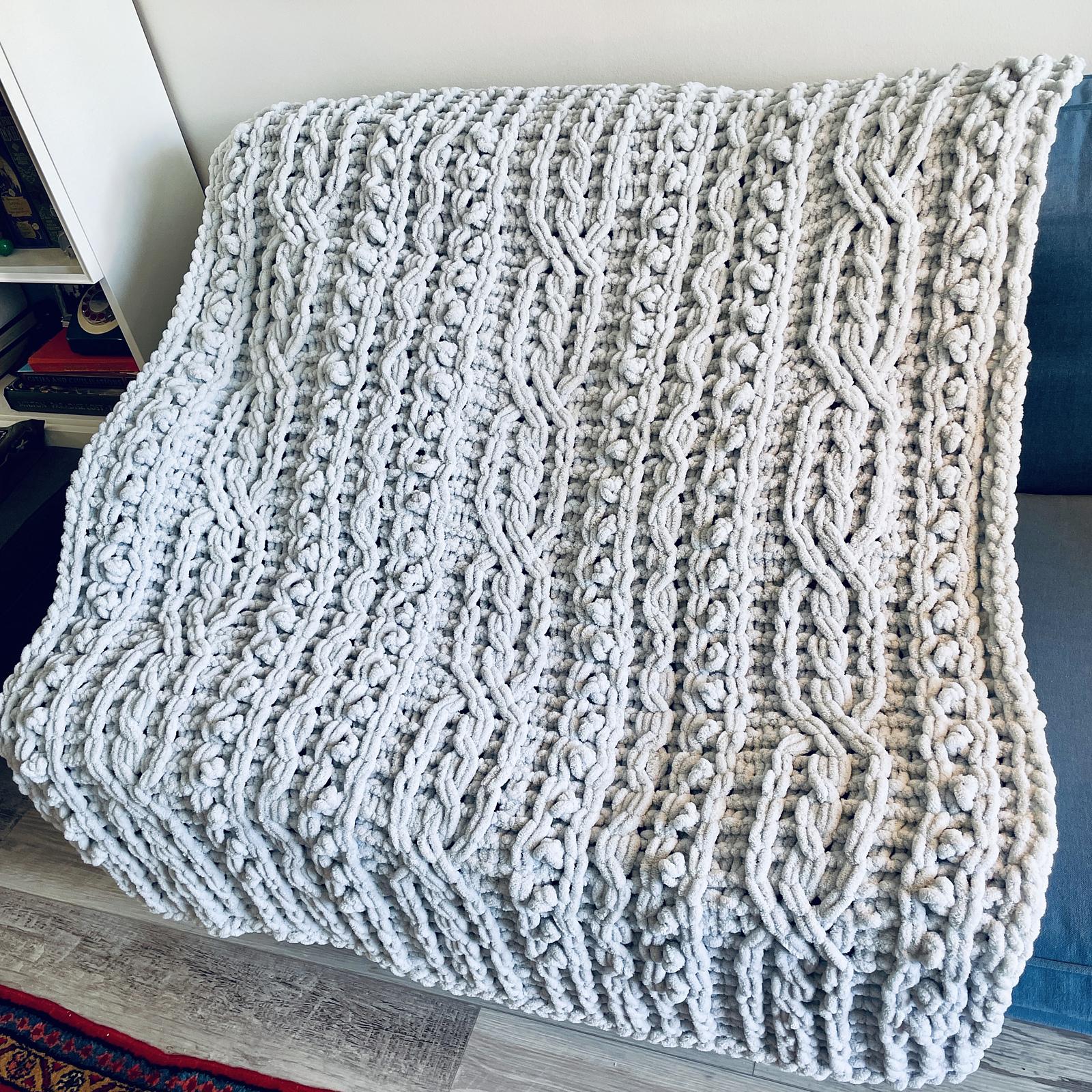 Celtic Symphony Cable Blanket