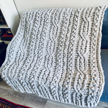 Celtic Symphony Cable Blanket
