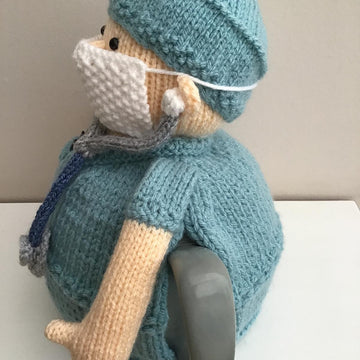 Mary the doctor tea cosy