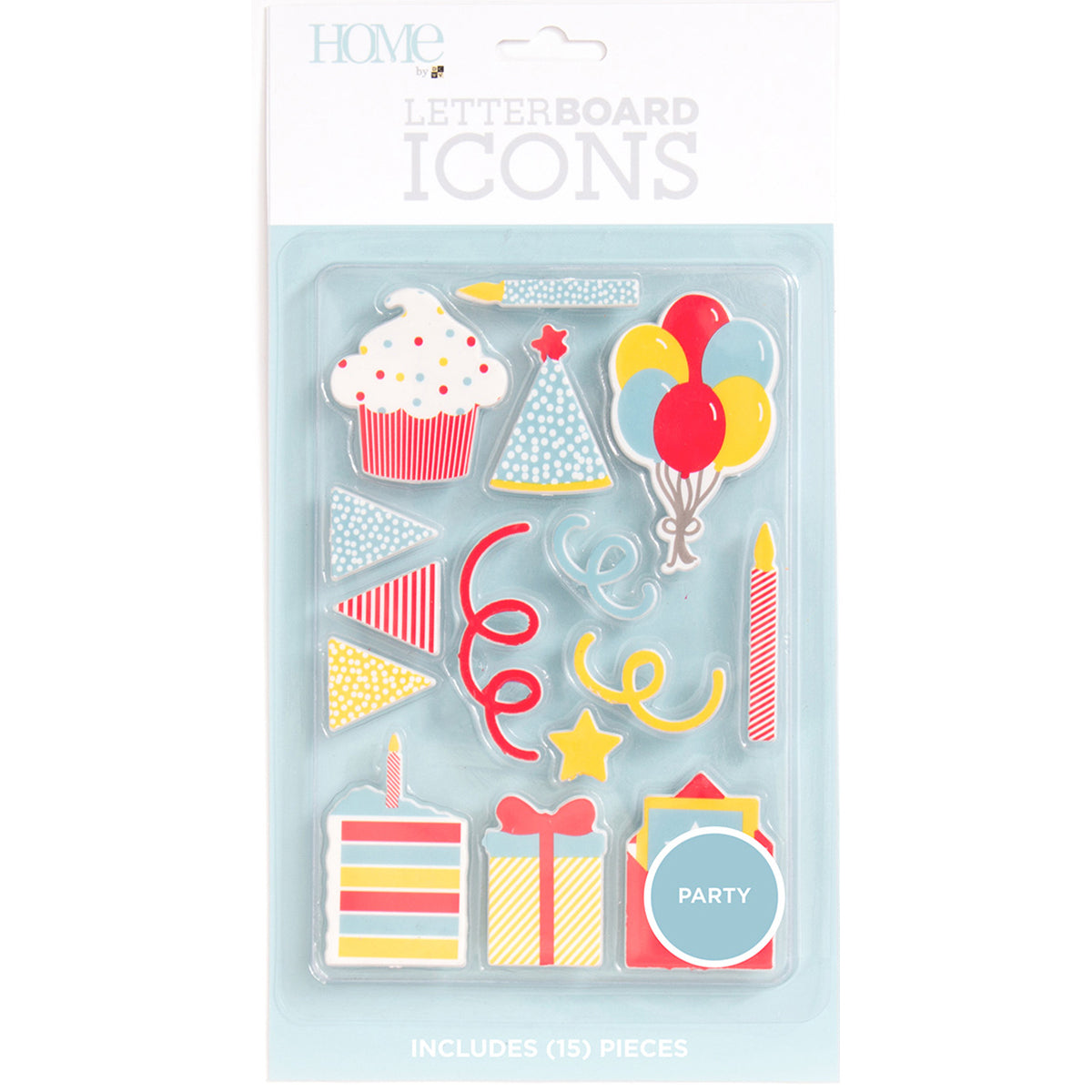 American Crafts DCWV Letterboard Icons 14/Pkg - Party