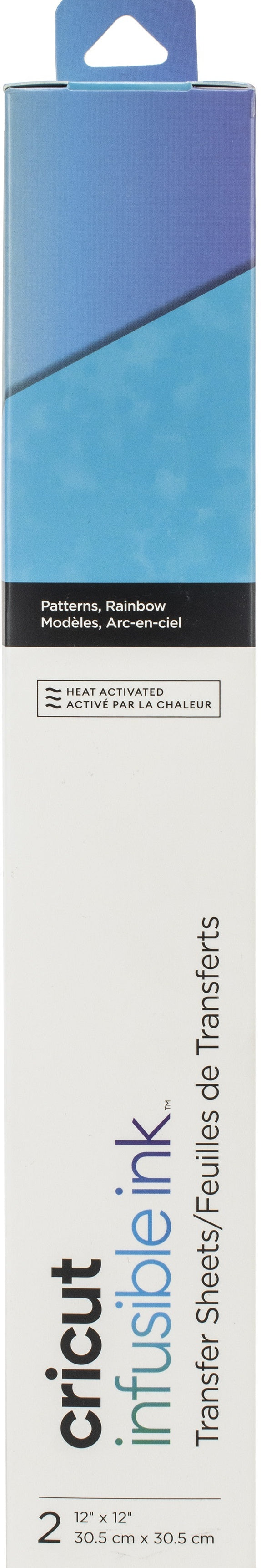 Cricut Infusible Ink Transfer Sheet 12"X12" 2/Pkg - Rainbow