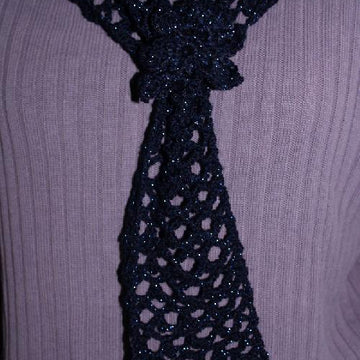 Midnight Sky Scarf and Fingerless Mittens
