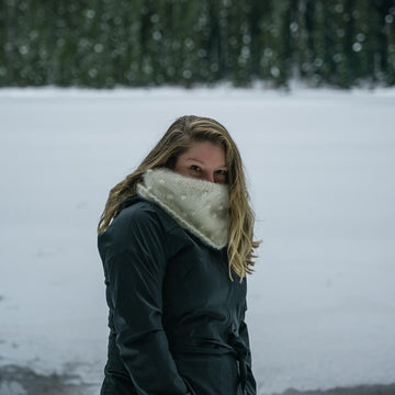 Falling Bobbles Cowl