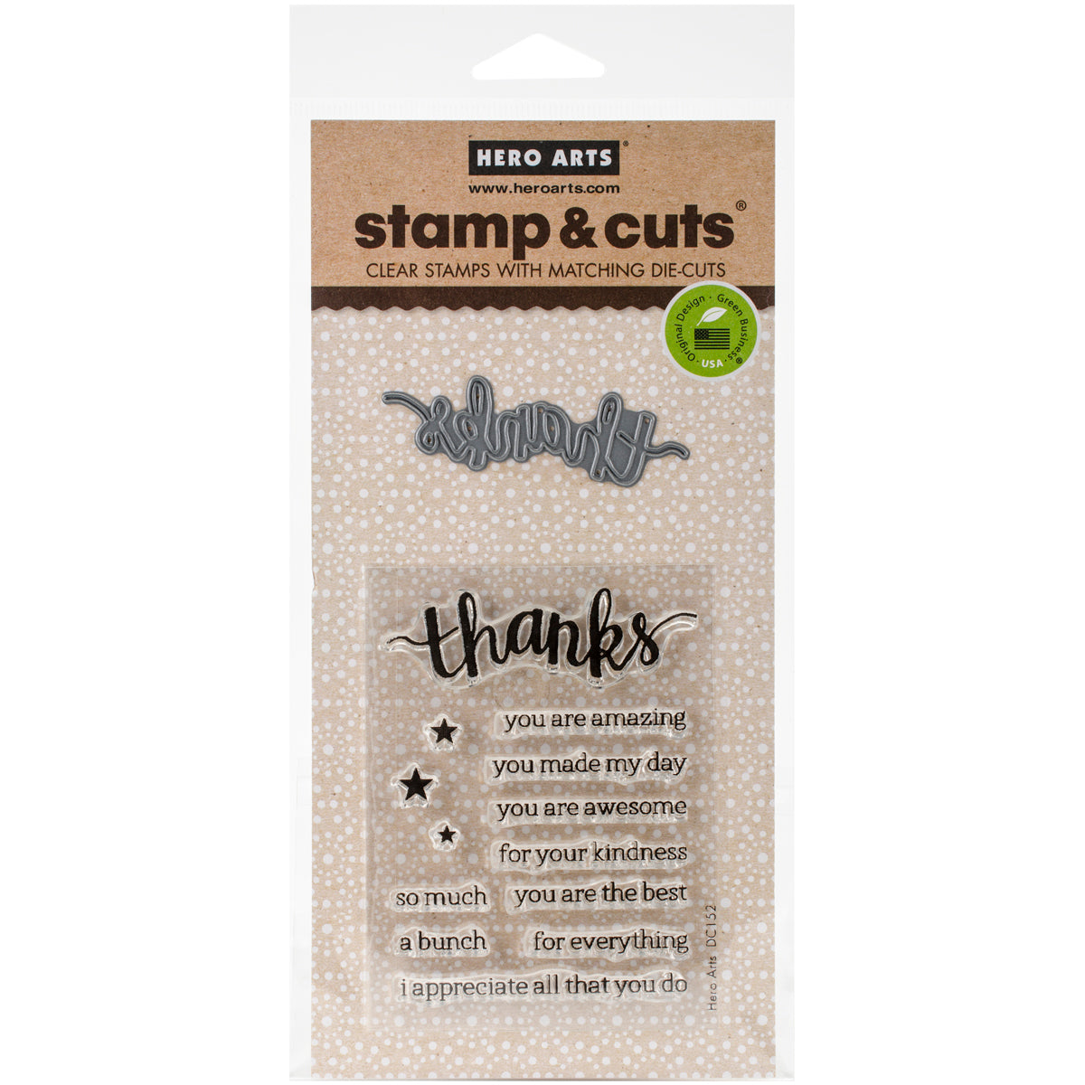 Hero Arts Stamp & Cut - Thanks