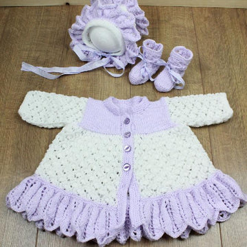 Double Trellis Jacket Knitting Pattern #195