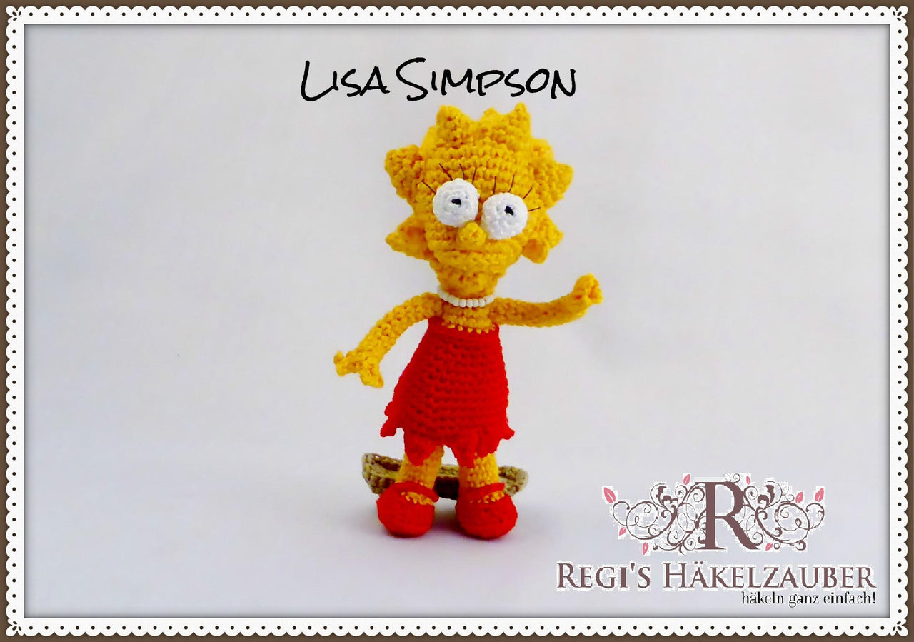 Lisa Simpson Häkelanleitung
