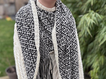 Midnight Mosaic Shawl