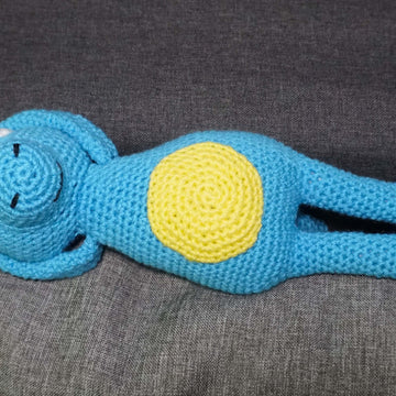 Amigurumi Häkelanleitung für den Dinosaurier Yellblue