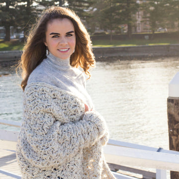 Coastal Fog Chunky Cardigan