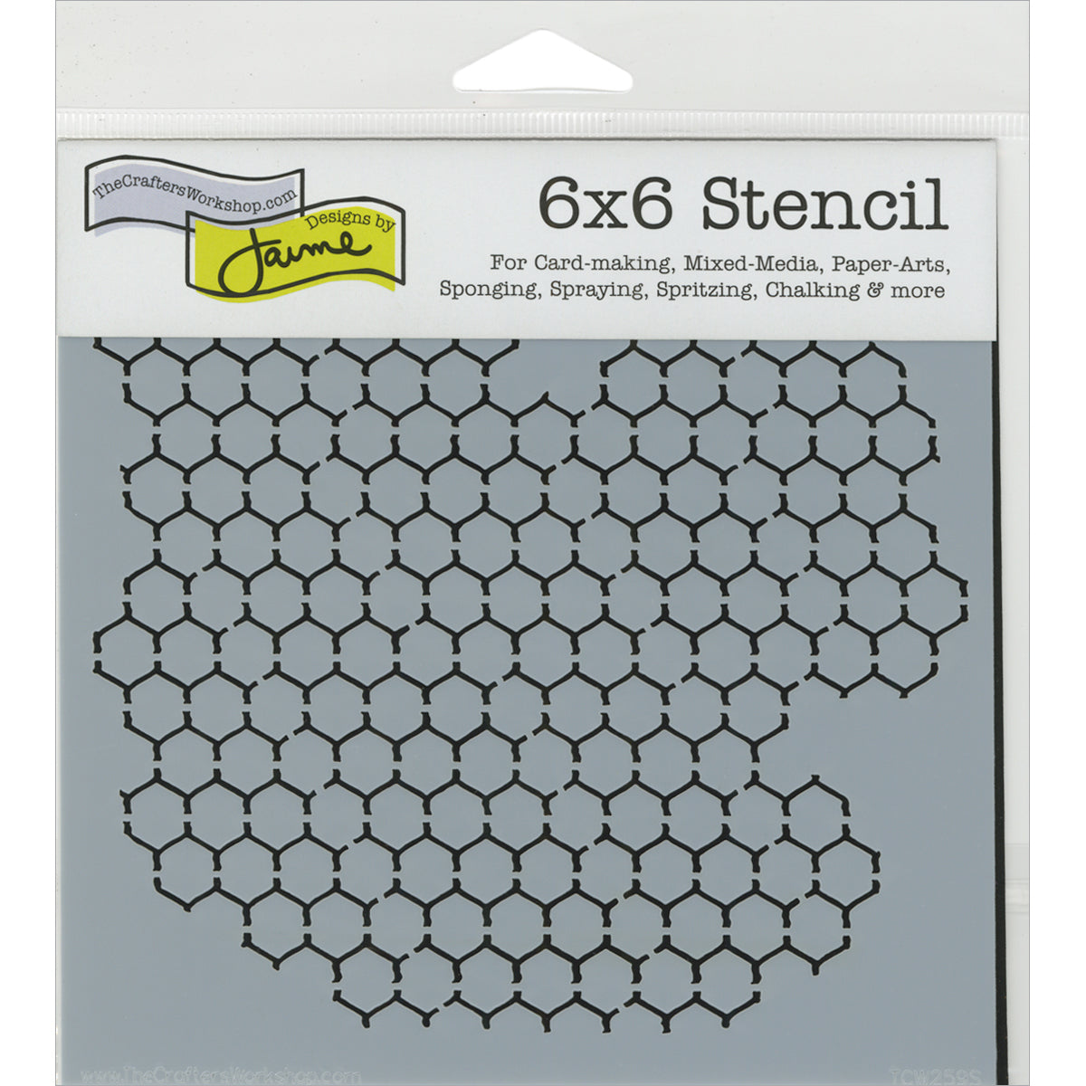 The Crafter's Workshop Crafter's Workshop Template 6"X6" - Chicken Wire Reversed
