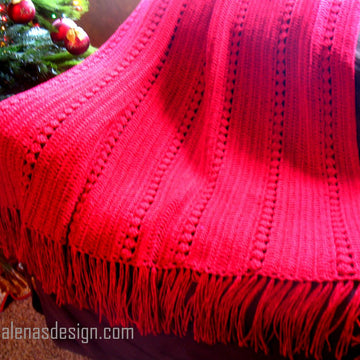 Red Diamond Throw