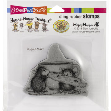 Stampendous House Mouse Cling Stamp - Cookie Crumbles