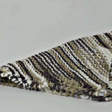 Basic Lace Edged Garter Dishcloth