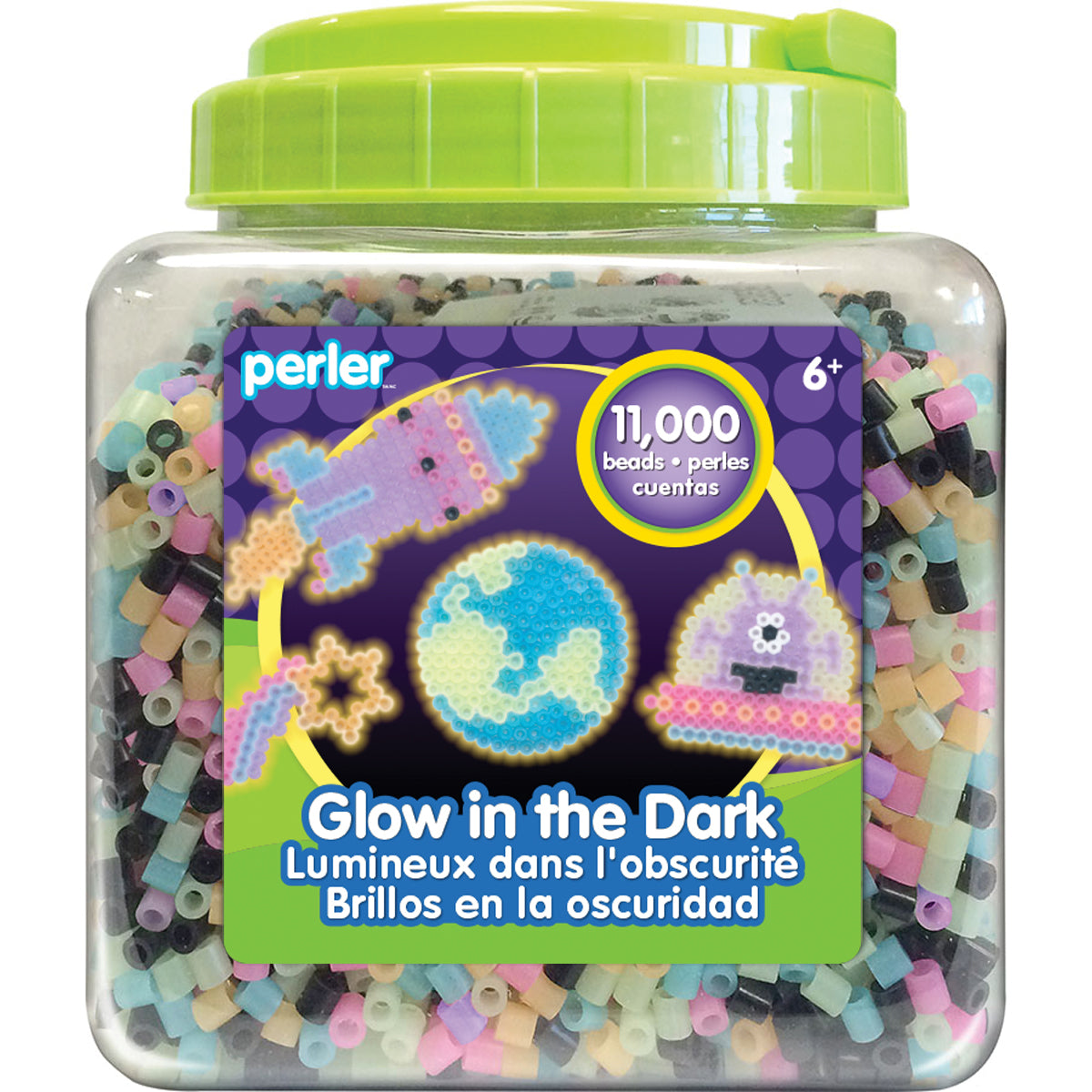 Perler Fused Beads 11,000/Pkg - Glow In The Dark