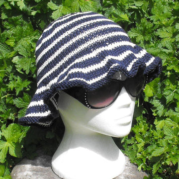 FRENCH FLOPPY HAT KNITTING PATTERN - MADMONKEYKNITS