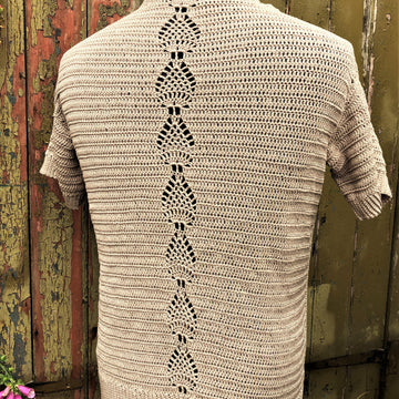 Men's Crochet Pineapple T-Shirt